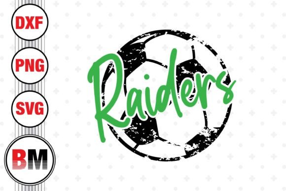 A Brand Designer's Review: Raiders Distressed Soccer for Graphics & Crafts