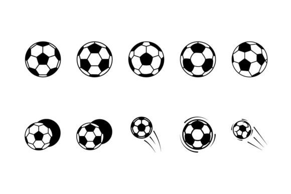 A Soccer Icon for Modern Graphics and Icons