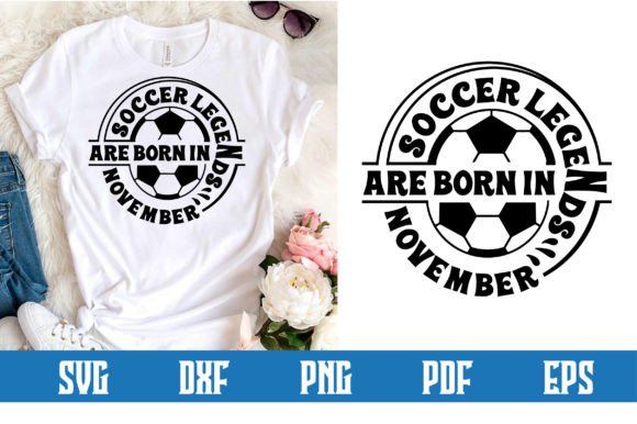 Crafting Premium Soccer Graphics for November Birthdays