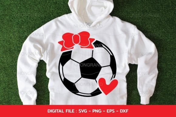 Love Soccer Cute Red Bow Graphics & Crafts Review