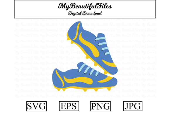 Soccer Cleats Clipart for Branding & Packaging
