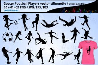 Soccer Football Silhouette Graphics & Illustrations Review