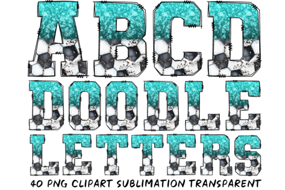 Why Soccer Glitter Alphabet Doodle Letters Stand Out